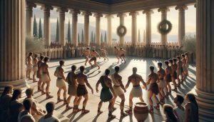 ancient greek athletic clothing
