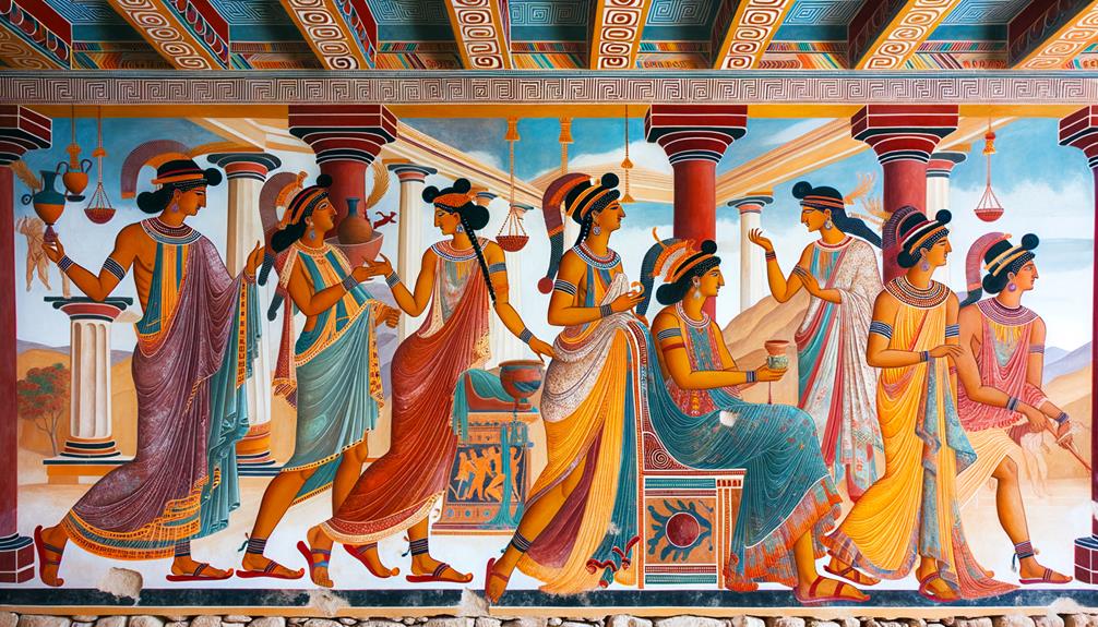 Minoan Fashion and Frescoes