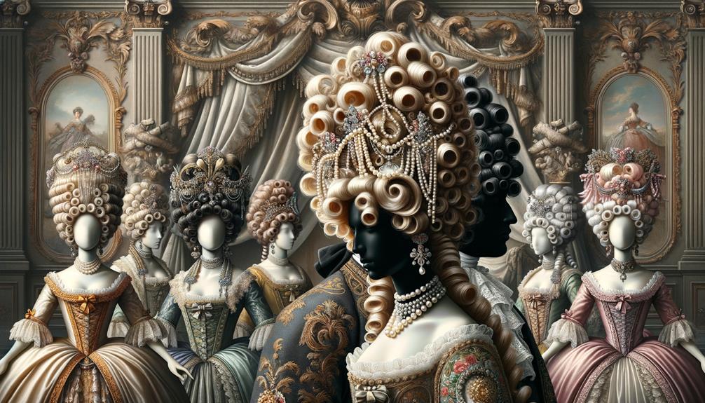 baroque and rococo hairpieces