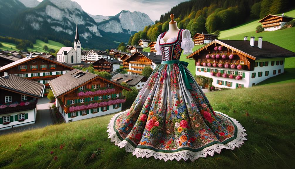 bavarian dirndl dress origins