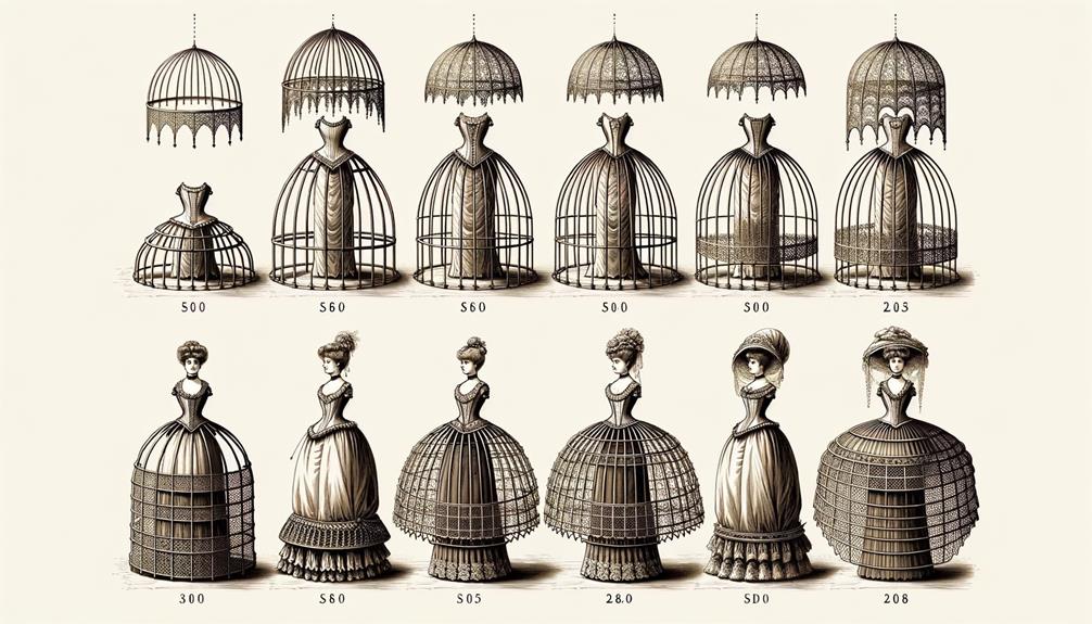 cage designs through time