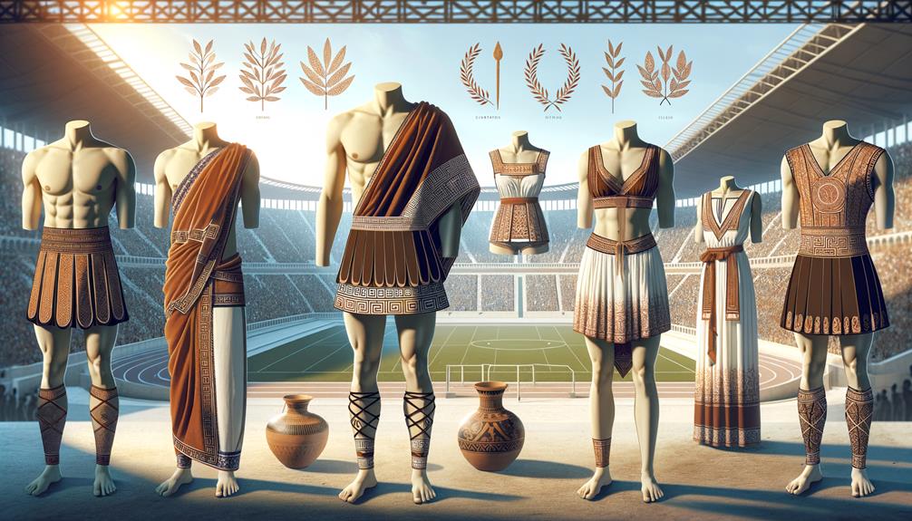 Ancient Greek Athletic Wear capturing deep cultural meanings capturing deep cultural meanings