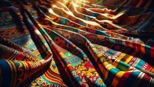 colorful east african fabric