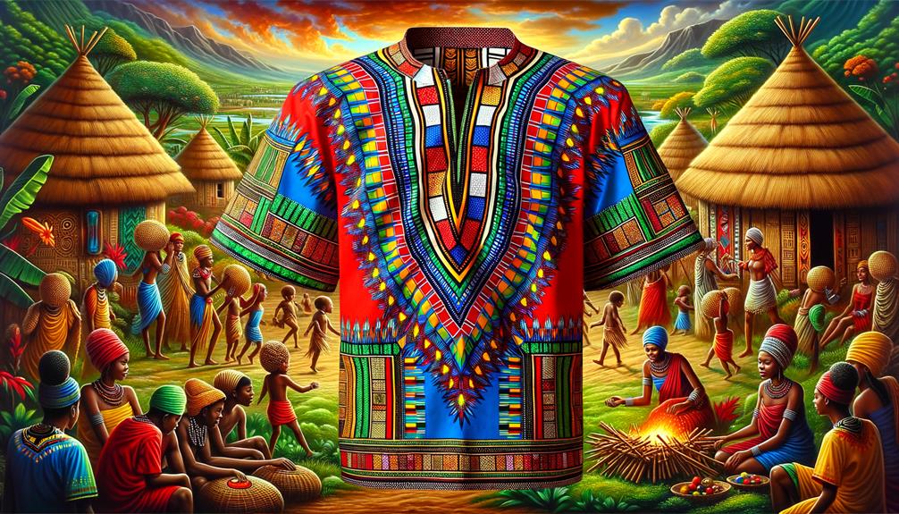 colorful west african garment