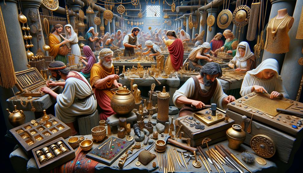Ancient Roman Jewelry craftsmanship in creative process craftsmanship in creative process