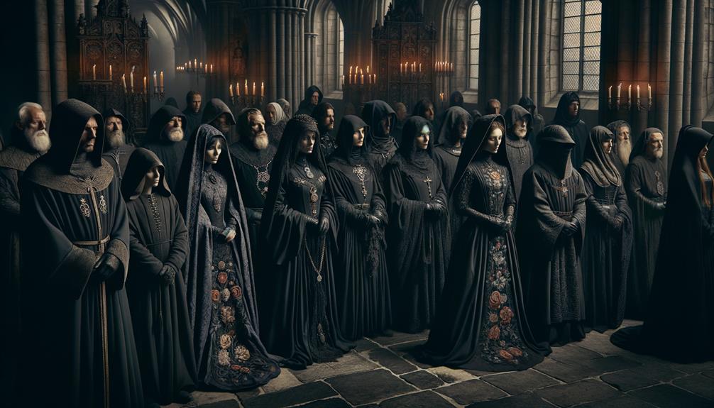 diverse mourning attire options