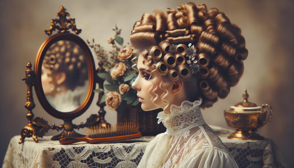 elaborate victorian hairstyle trends captured