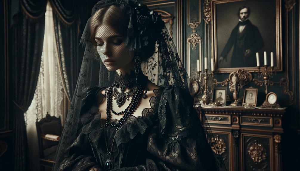 etiquette of victorian mourning fashion