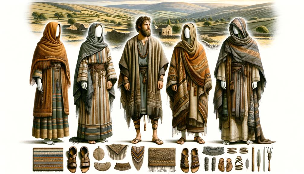 Clothing of Ancient Israel exploring textile variations extensively