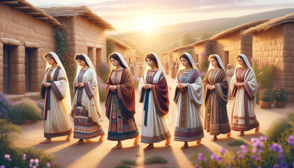 Clothing of Ancient Israel feminine fashion and style feminine fashion and style