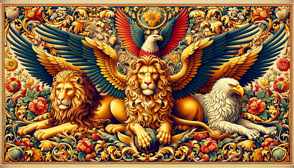 heraldic depiction of animals