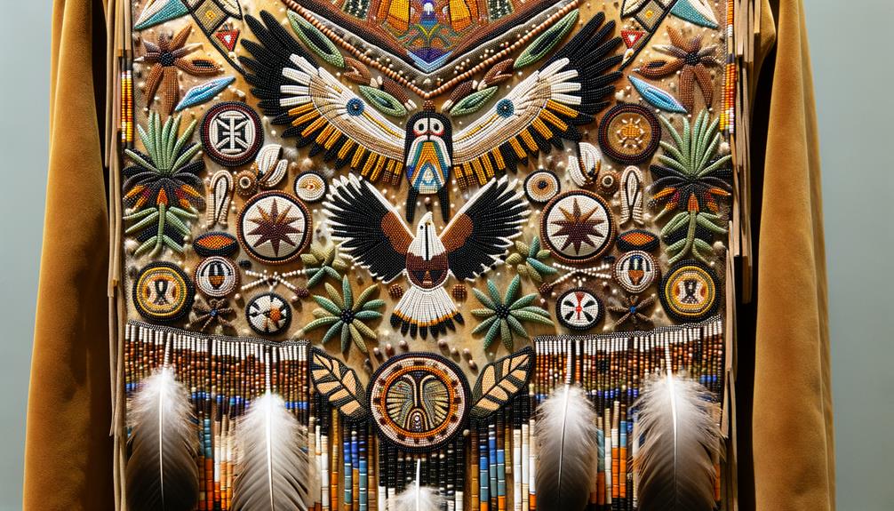 Indigenous North American Fashion interpreting symbols with depth interpreting symbols with depth