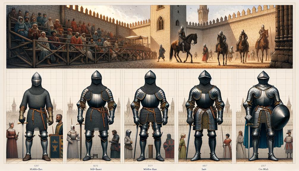 medieval armor development history