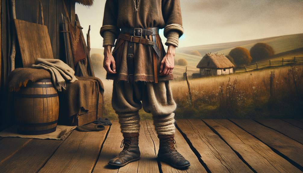 medieval men s peasant clothing