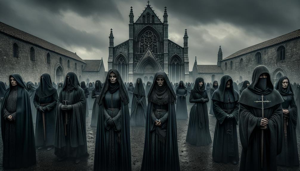 medieval mourning attire customs