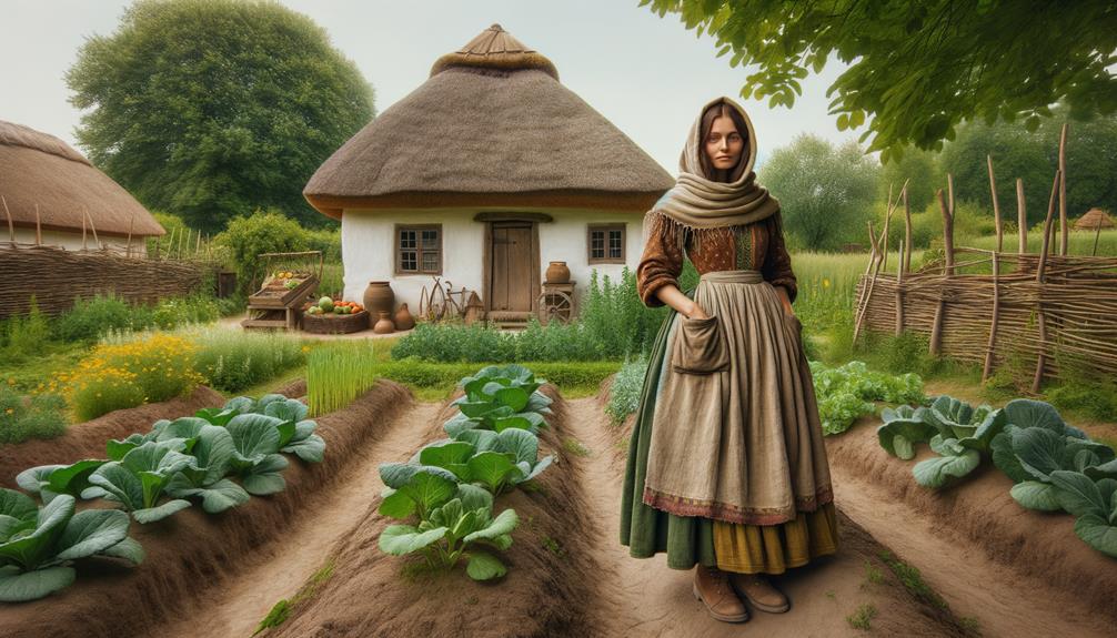 medieval women s peasant clothing