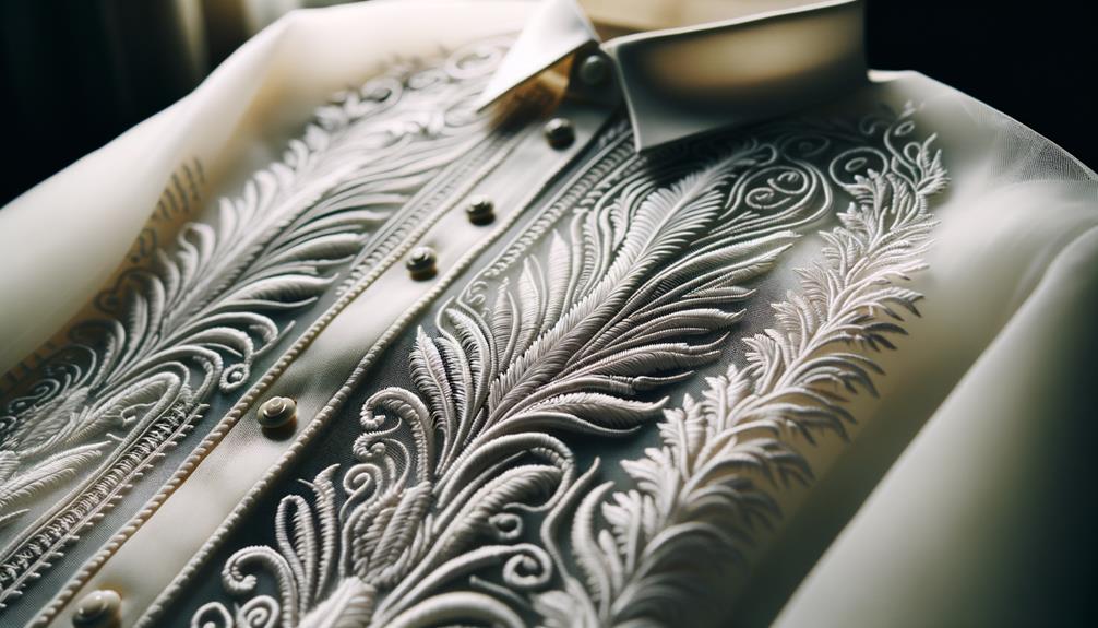 Barong Tagalog Filipino Shirt quality cotton and wool quality cotton and wool