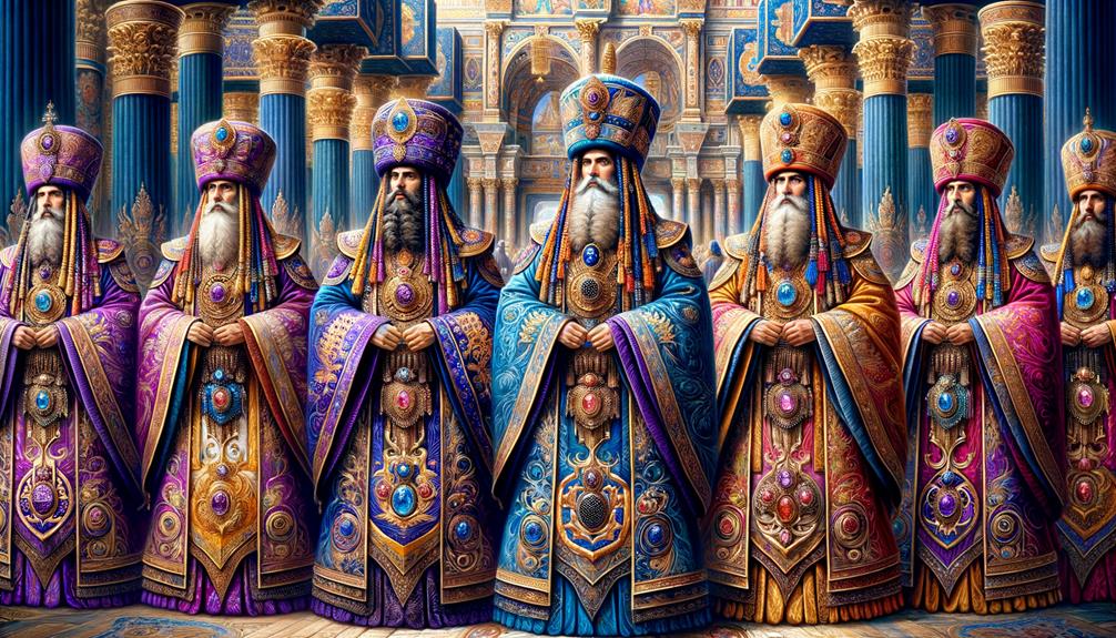 Clothing of Ancient Israel sacred garments worn by priests sacred garments worn by priests