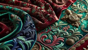 sumptuous victorian velvet fabric