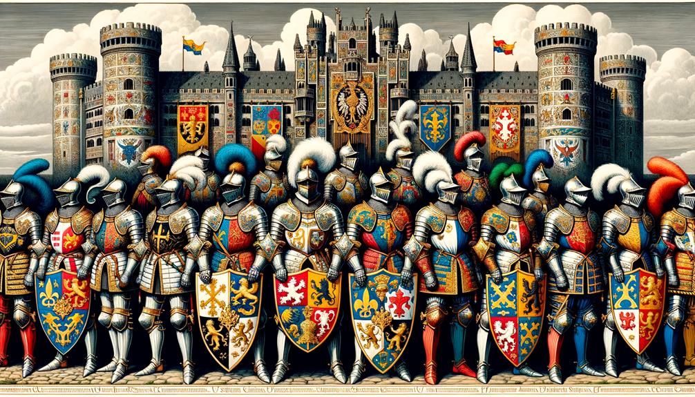 symbols in heraldry designs