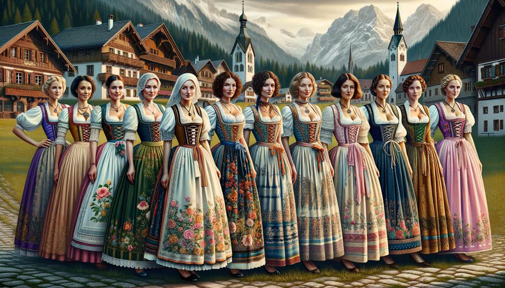 traditional bavarian dress history