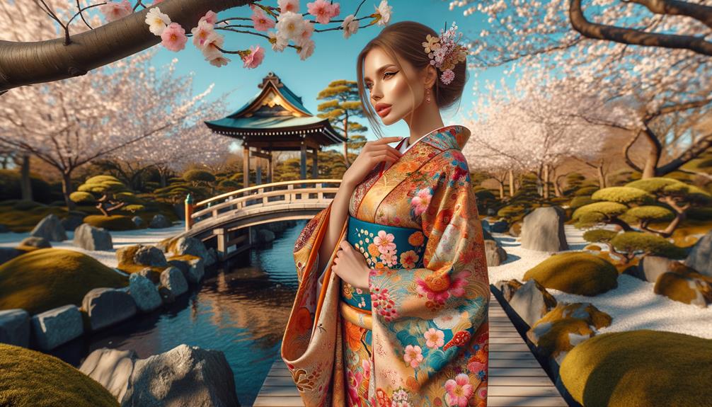 traditional japanese garment kimono