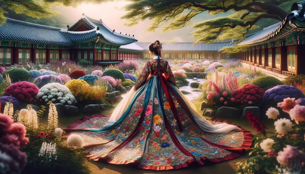 traditional korean hanbok fashion