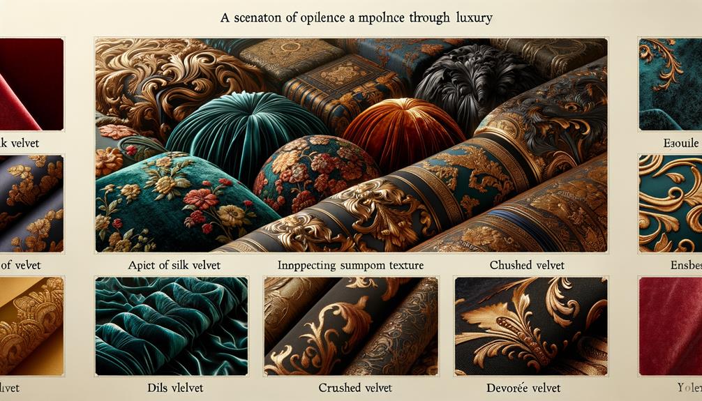 velvet fabric types