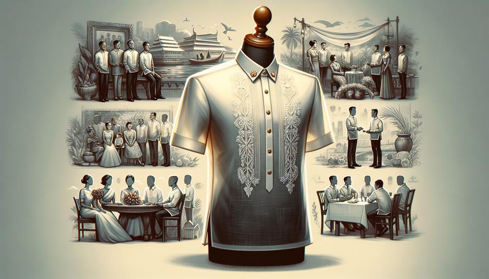 Barong Tagalog Filipino Shirt versatile outfit for any occasion versatile outfit for any occasion
