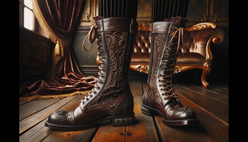 victorian style boots for women